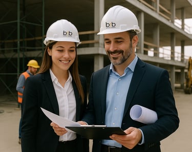 Rappresentanti BRB Engineering che discutono il servizio di general contract
