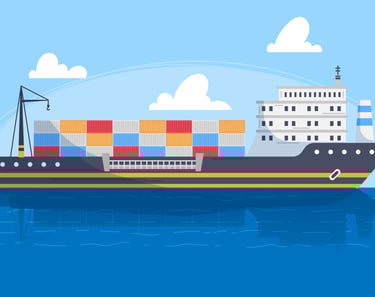 ocean freight moving good via sea containers export import