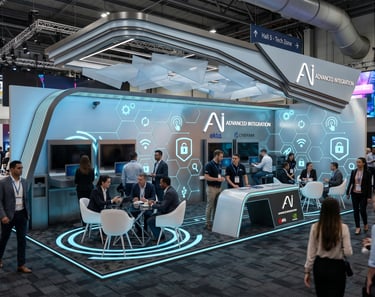 Advanced Integration stand at Gitex 2023 UAE by Morgan Expo, professional Exhibition Stand Builder.