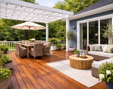 Teinture et peinture de balcons et terrasses