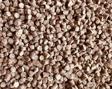 trąšos granuliuotos