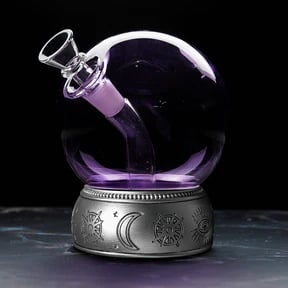 Clean borosilicate glass piece placed in a calm, minimal lifestyle setting