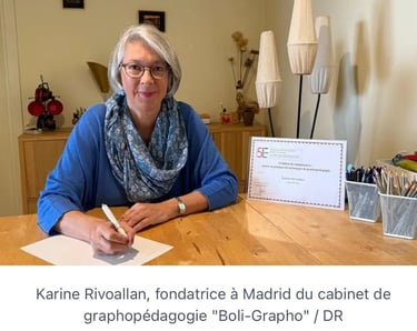 cabinet boli-grapho rééducation écriture et disgraphie à Madrid