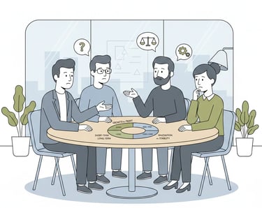 Founder demonstrating grounded conviction and judgment during an investor discussion, not overconfid