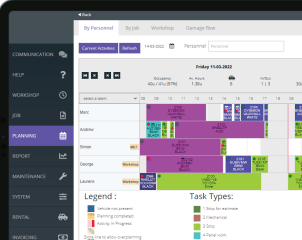 Automated planning management system