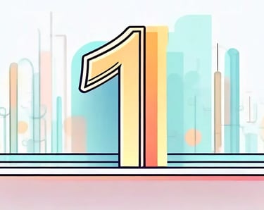 a book with a number one on it