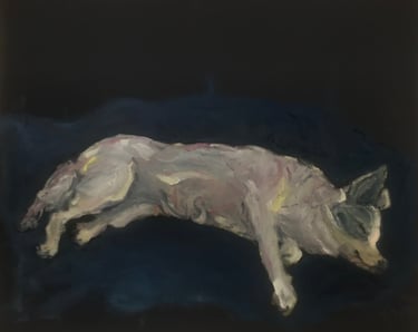 Adopted dog by Lina Mikuzyte