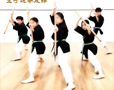 Kenyukan Okinawa Kobudo weapons