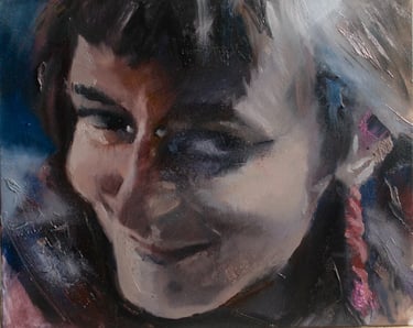 DJ - Óleo sobre tela - 50cm x 40cm