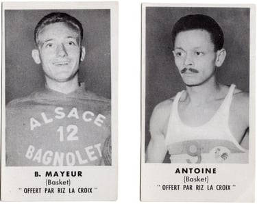1959 Riz La Croix Des Sportifs French Basketball Cards