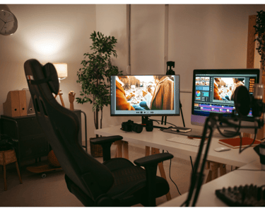 image of video editing