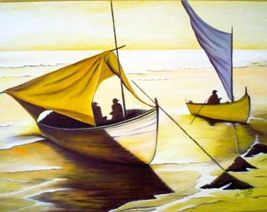 Entardecer 70 x 60 cm