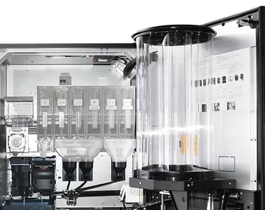 Kafijas tirdzniecības automāta kafijas dzirnaviņas Ditting.