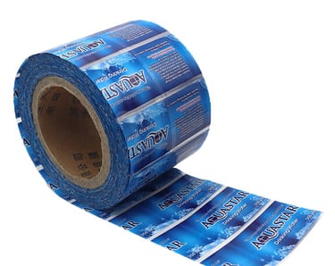 Bobina de etiquetas de agua