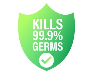 Kills 99,9% Germs logo