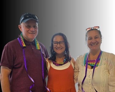 Happy people wearing Fusion Sash