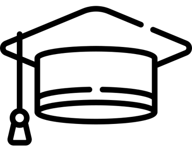 Icon of a students hat