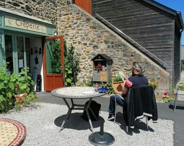 Pochade réalisée pour L'Ôtë d'la Flora.