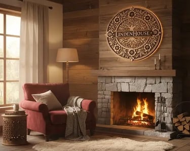 Drewniane mandale premium