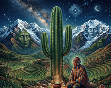 The meeting of the medicine of Huachuma (San Pedro)