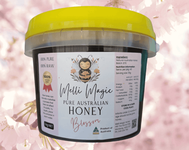 Melli Magic raw Blossom honey 1 kg