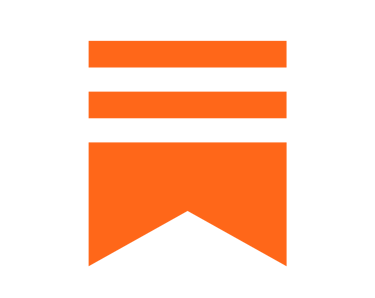 a black and orange flag with a white arrow substack