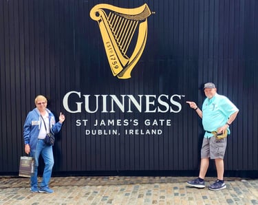 How about a pint of Guinness in Dublin, Ireland?