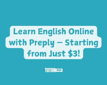 🇬🇧 Learn English Online with Preply — Starting from Just $3!