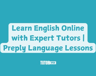 Learn English Online with Expert Tutors | Preply Language Lessons