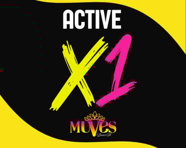 Shows the name of the Active plan membership, 1x a week zumba lesson