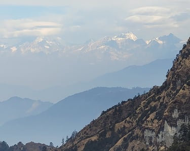 hiking, trekking, nepal, himalayas, sailung, kalinchowk, temple, shailung, kathmandu, nature