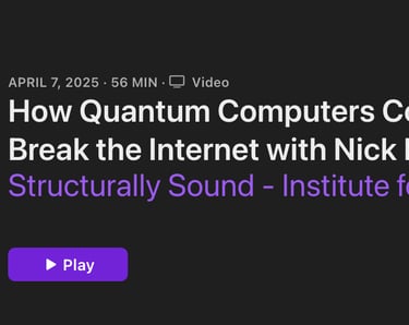 Nick's podcast on quantum computing
