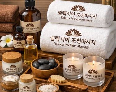 릴렉시아 포천마사지 비품