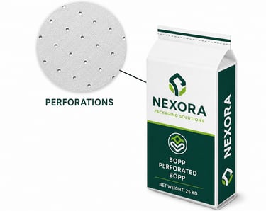 BOPP Woven Perforated Bags - PAXIGEN POLY PACK