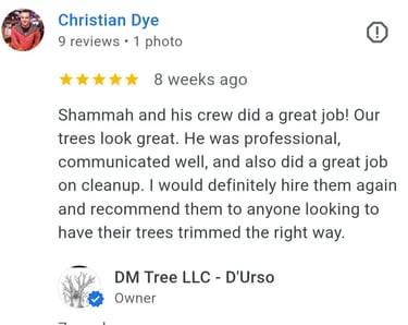 review from customer in Overland park kansas