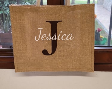 Borse in juta grandi da personalizzare