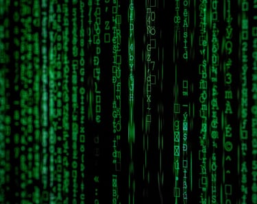fondo con codigo de matrix