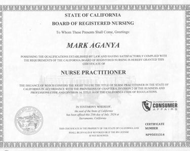 Mark Aganya PMHNP-BC