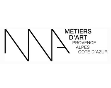 a logo for the meters of art in south of france