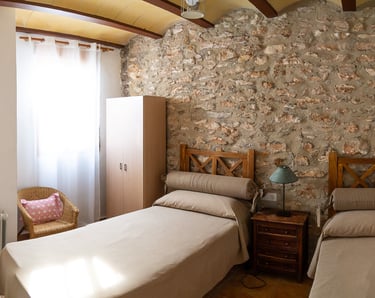 Otra habitación doble en la primera planta de Carmens Rural, Sant Jordi