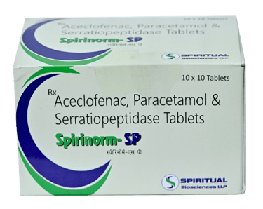 Spirinorm-SP tablets-serratiopeptidase-by Spiritual Biosciences LLP