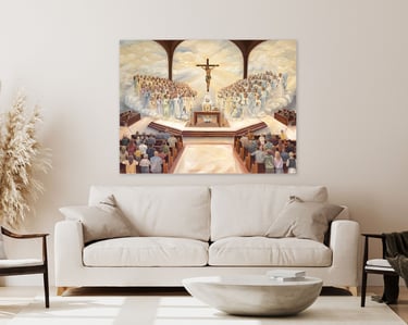 Original Catholic Oil Paintings by Kristen Rogers