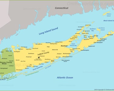 a map of the state of new york