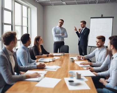 A professional training session in progress.