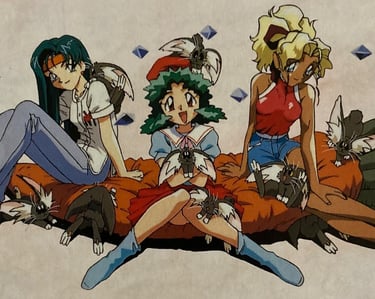 Tenchi Muyo! Art from Tenchi Muyo! Ryo-Ohki PC-FX