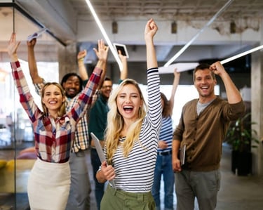 feedback positivo, celebração de conquistas em liderança startup
