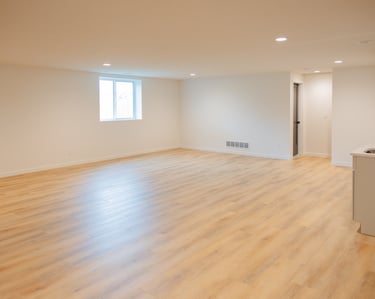 light wood style flooring in living room