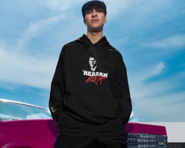 Reagan Era™ Face Logo Hooded - SOLD OUT
