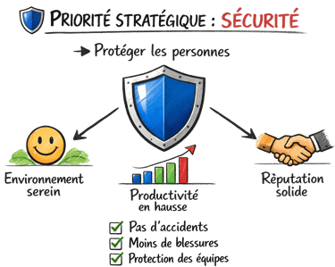 DUERP Priorité strategiqu: La sécurité doit être une priorité stratégique pour toute entreprise, car