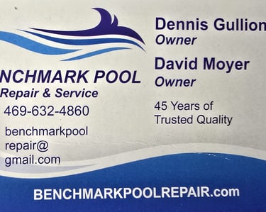 Benchmark Pool Repair & Service